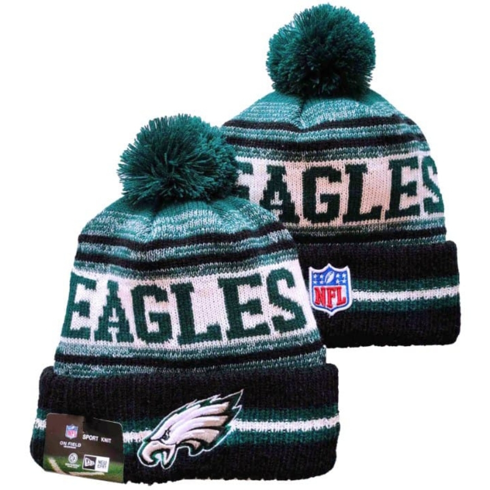 Philadelphia Eagles Knit Hat NFL NEW 🔥 Beanie Winter Hat 🟢 Saquon Barkley